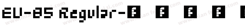 EU-B5 Regular字体转换